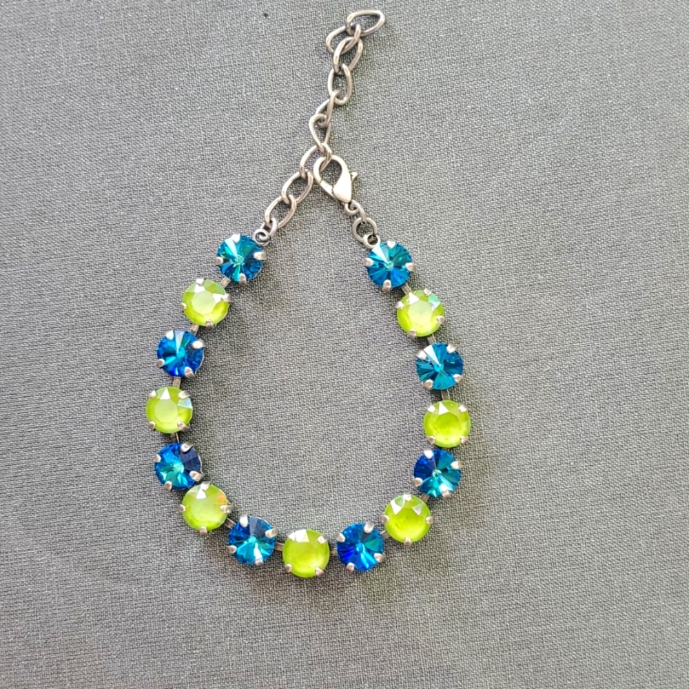 Handmade Swarovski crystal bracelet